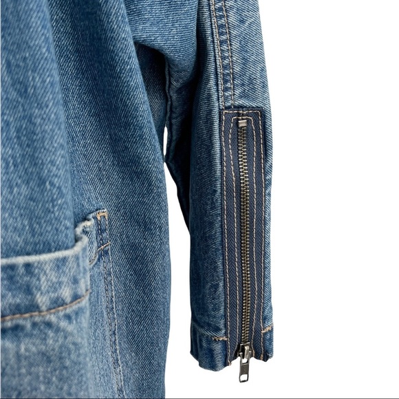 Anthropologie Current/Ellliot Crosby Distressed Denim Jacket Size 2, US M - Picture 7 of 13